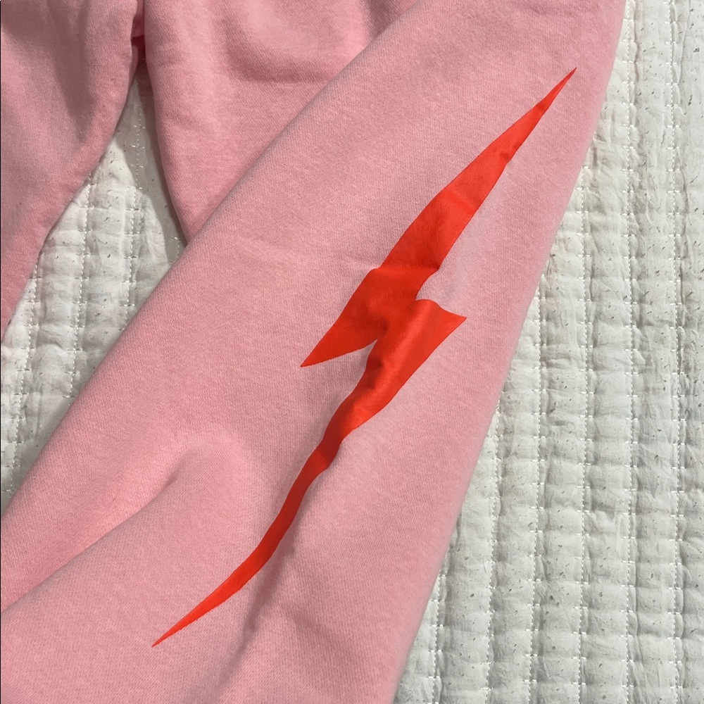 Women's Pink Star Emblem Joggers - Picture 4 of 5
